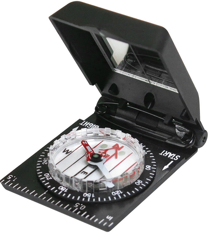 Mini Compass, Black, One Size